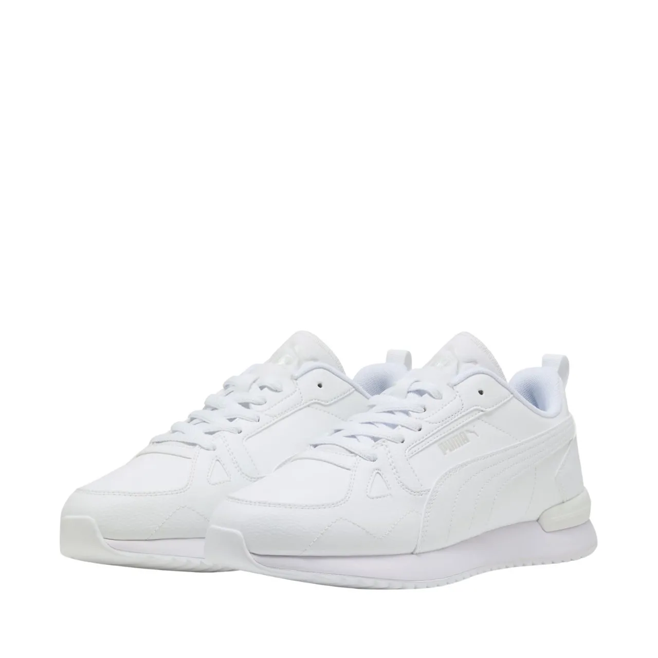 Мужские кожаные ботинки Puma R78 Cyclone SL белого цвета