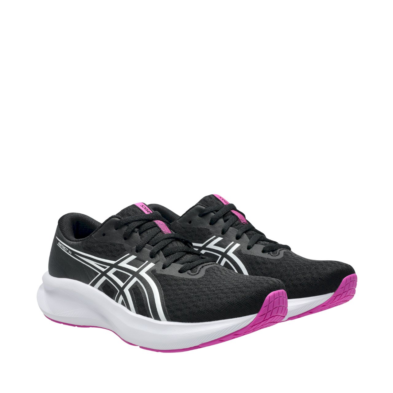 Buty damskie do biegania Asics Patriot 14 czarno-różowe