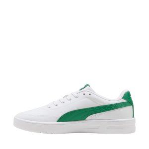 Wit met groene Puma Court Classic Clean herensneakers