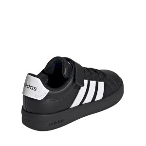 Buty dla dzieci adidas Grand Court 3.0 czarno-białe KJ4369