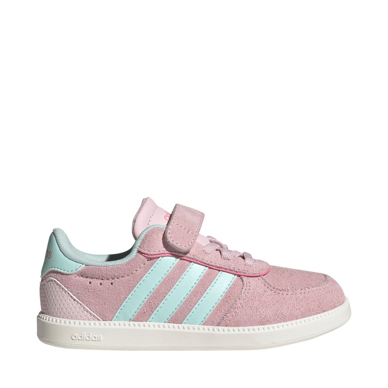 Buty dla dzieci adidas Breaknet Sleek różowo-miętowe JS0136