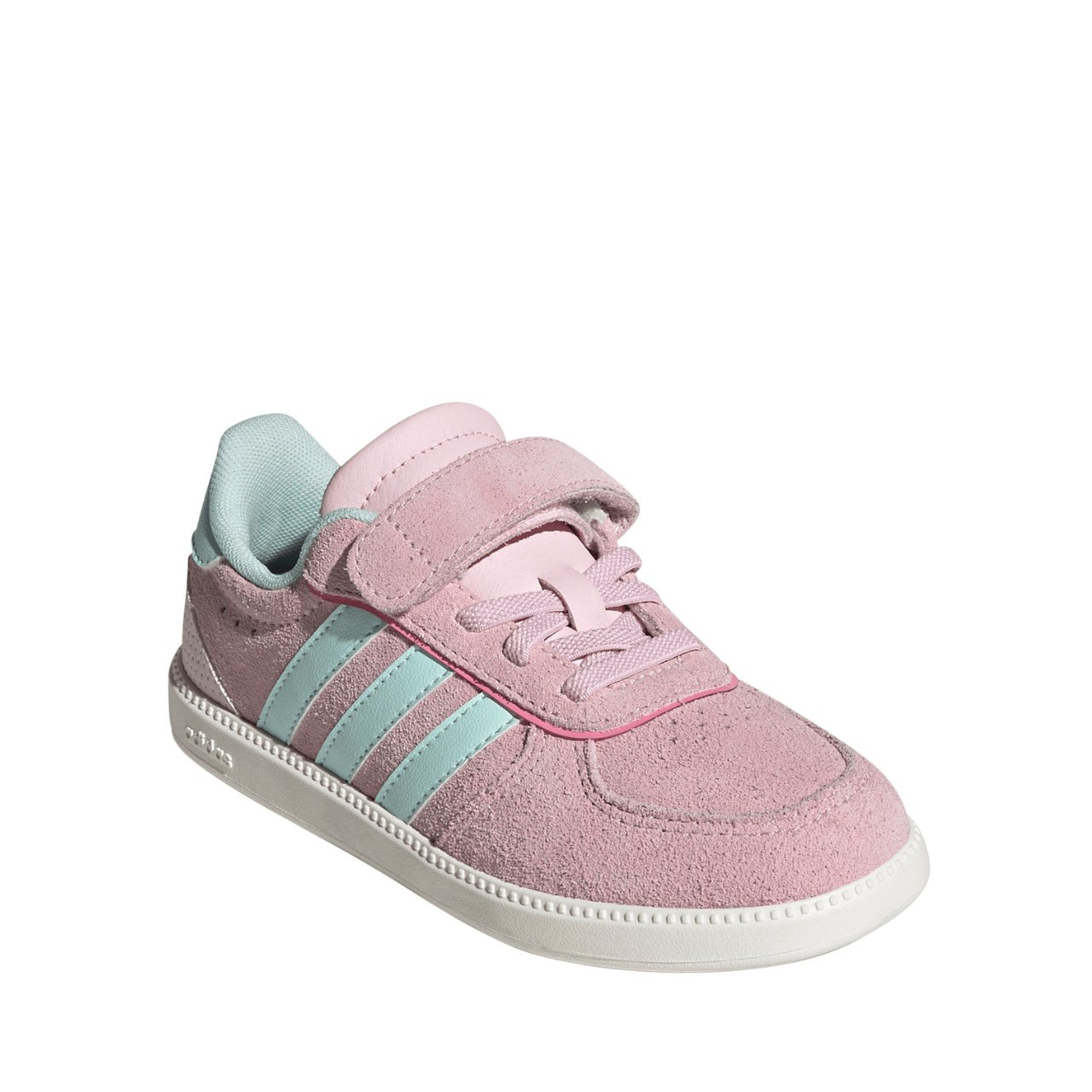 Buty dla dzieci adidas Breaknet Sleek różowo-miętowe JS0136