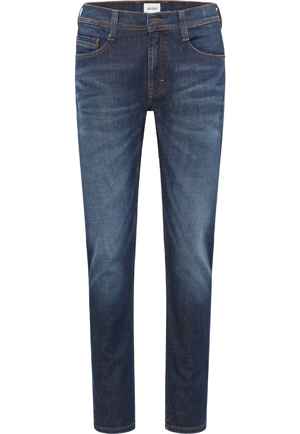 Moške kavbojke Oregon Slim Jeans Mustang 3116-5111-593 mornarsko modra