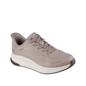 Lekkie buty męskie Skechers Bobs Squad brązowe