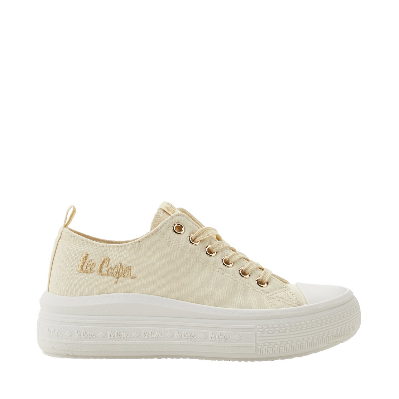 Dámská tenisová obuv Lee Cooper béžová