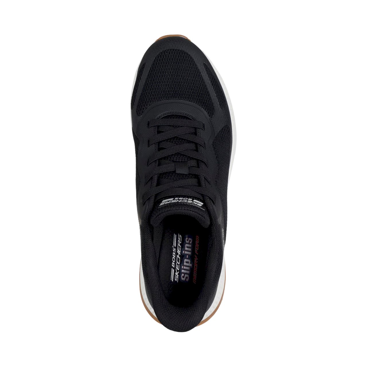 Buty męskie wsuwane Skechers Bobs Squad  czarne