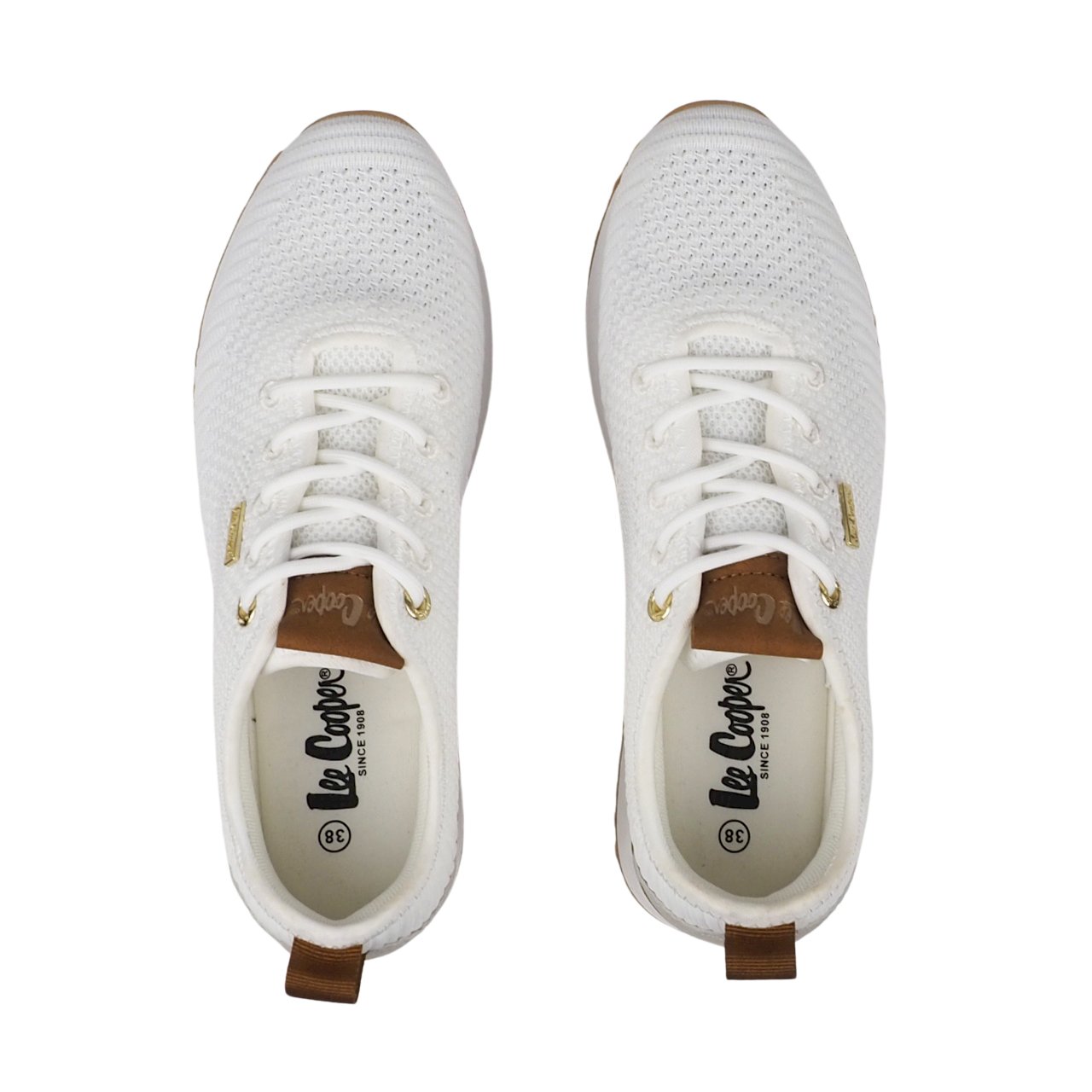 Valged naiste kingad suveks Lee Cooper