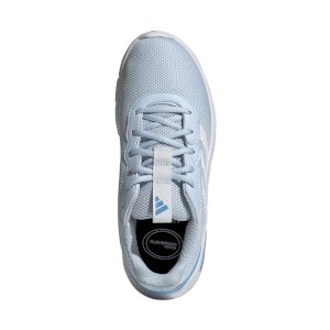 Blue women's training shoes Adidas Cloudfoam Flex Laces