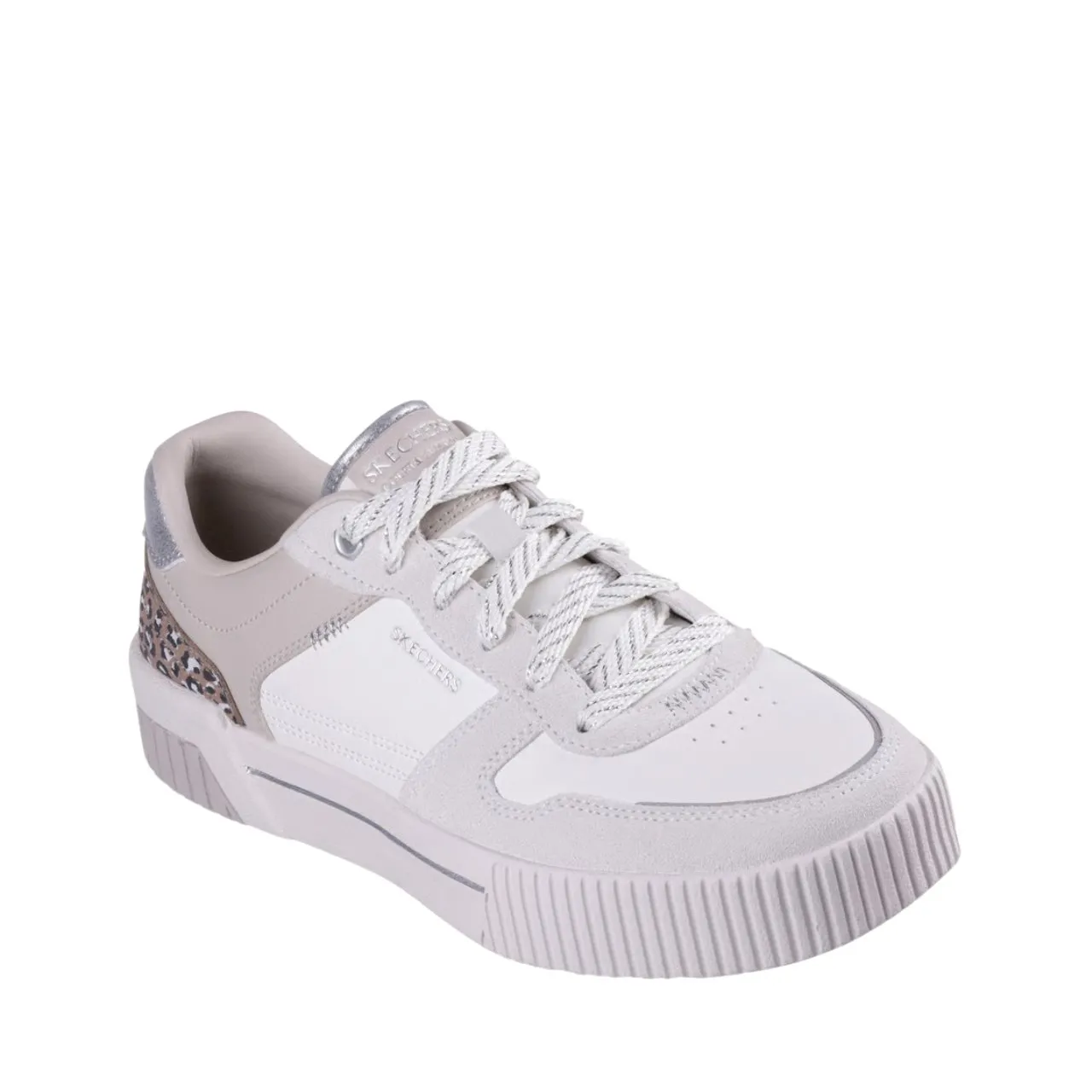 Skechers platte schoenen lente wit