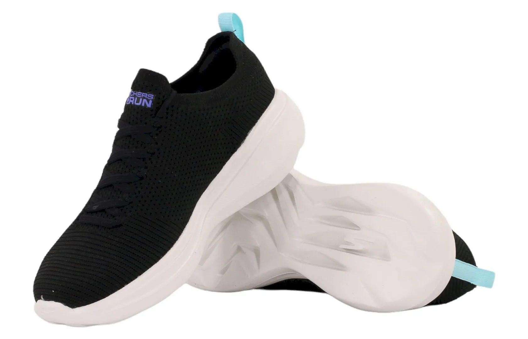 Брендовые женские спортивные кроссовки Skechers GOrun Fast 128186-BKAQ