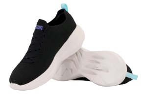 Buty markowe sportowe damskie Skechers GOrun Fast 128186-BKAQ