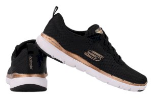 Ľahké dámske tenisky Skechers 13070-BKRG na leto