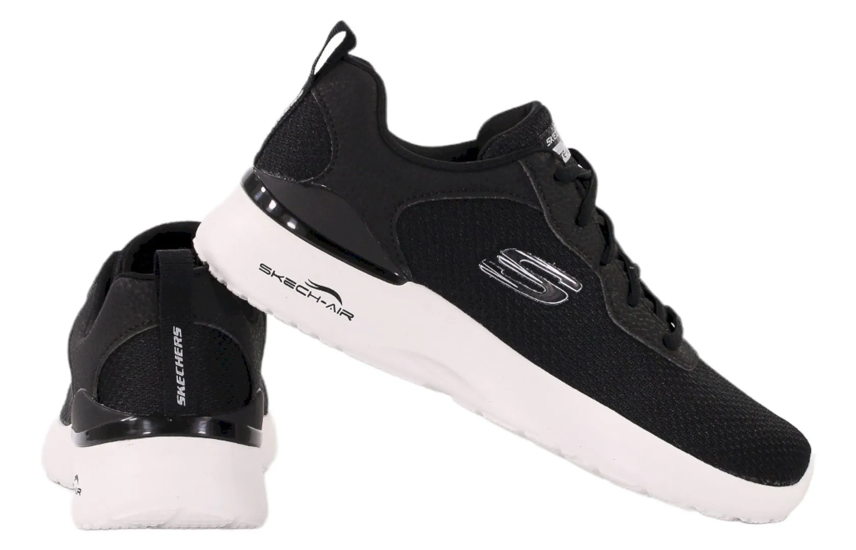 Черные женские спортивные кроссовки для фитнеса Skechers SKECH-AIR