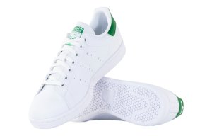 Sneakersy skórzane męskie Adidas STAN SMITH