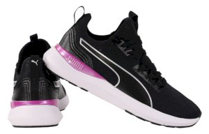 Zwarte sportschoenen voor dames van Puma: Pure XT Stardust