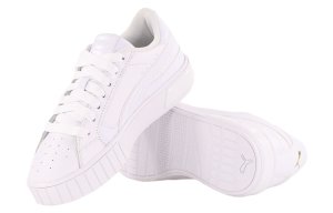 Biele kožené dámske tenisky Puma Cali Star 380176 01