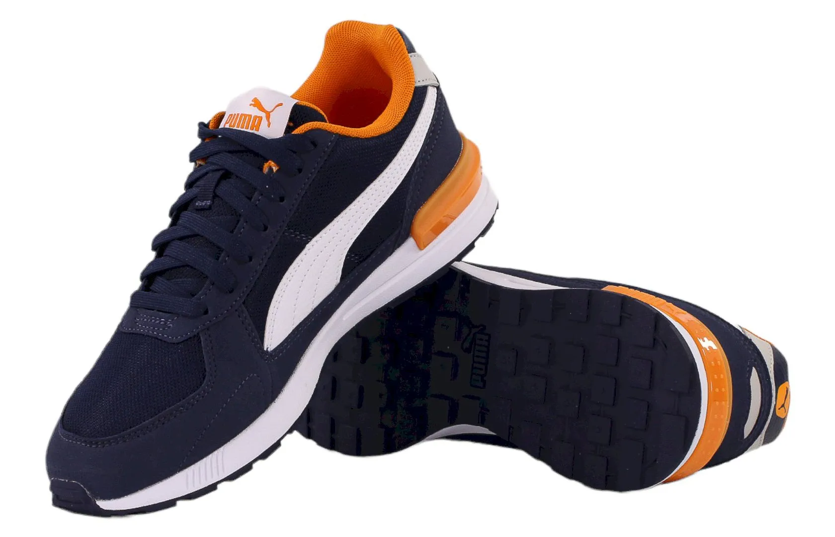 Granatowe sneakersy młodzieżowe Puma Graviton wiosenne