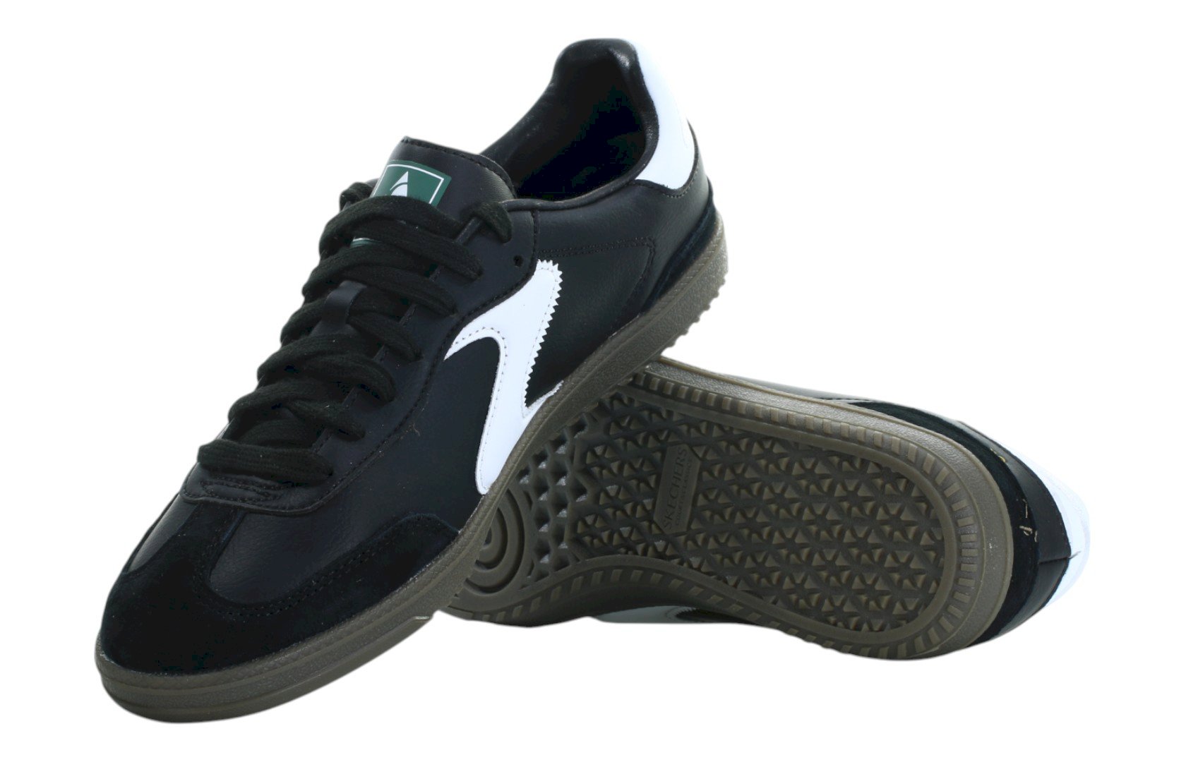 Czarne sneakersy męskie Skechers HOTSHOT - PYKE 254150-BKW