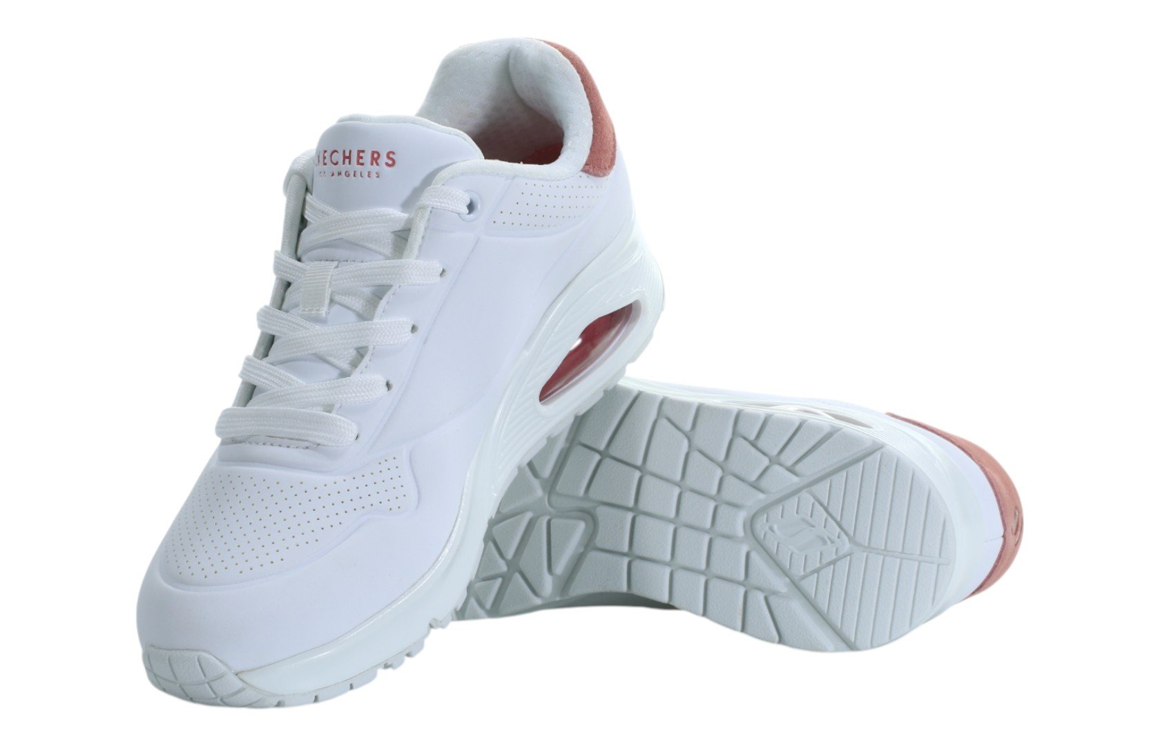 Zapatos de marca para mujer Skechers 177092-WCRL con cámara de aire