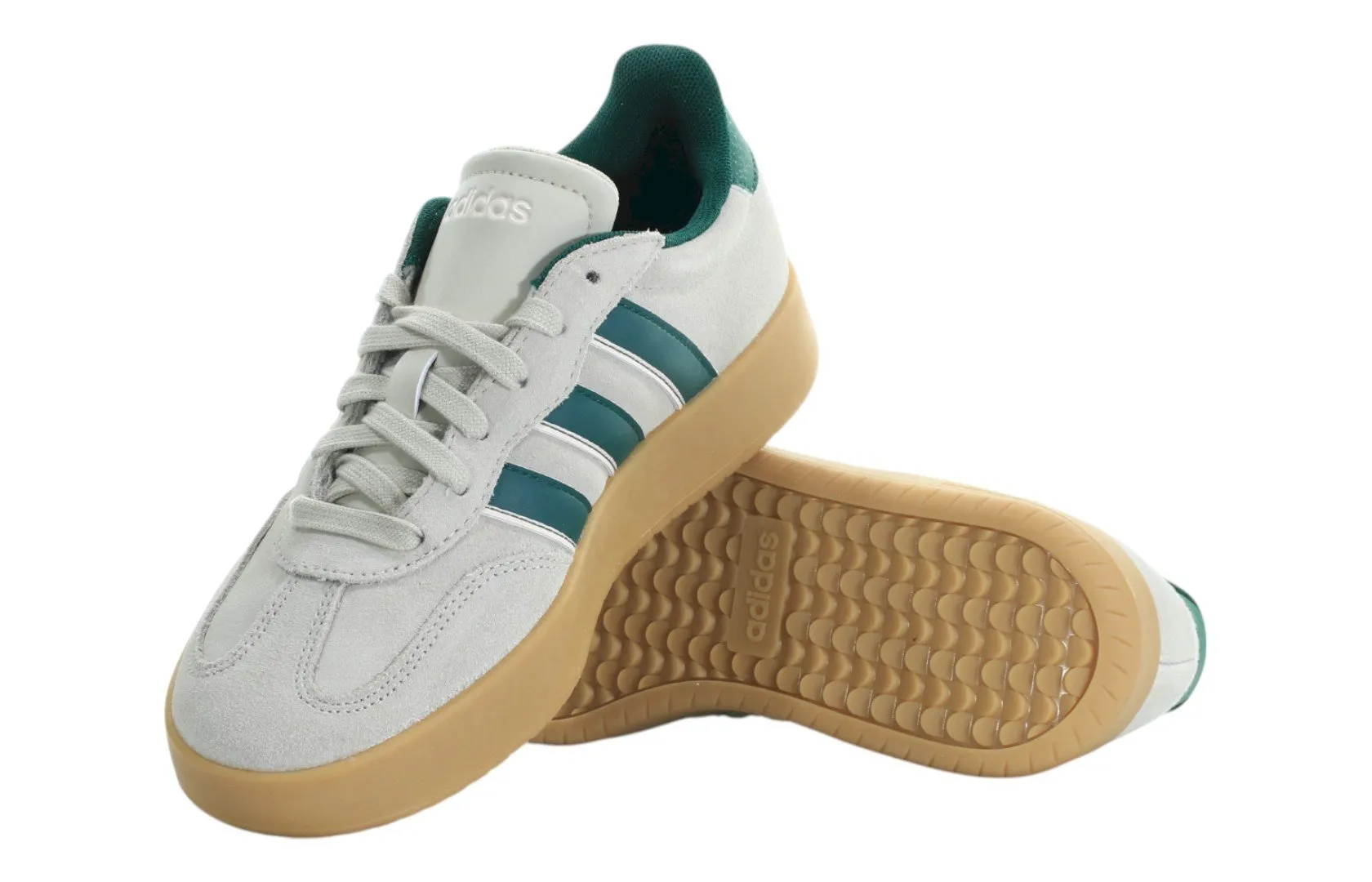 Adidas BARREDA White Women's Leather Brand-Name Shoes