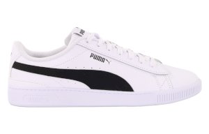 Białe sneakersy skórzane damskie Puma Vikky v3 Lthr 383115 04