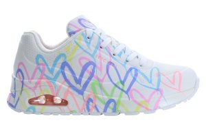 Белые женские кроссовки Skechers Spread The Love 155507-WPTQ