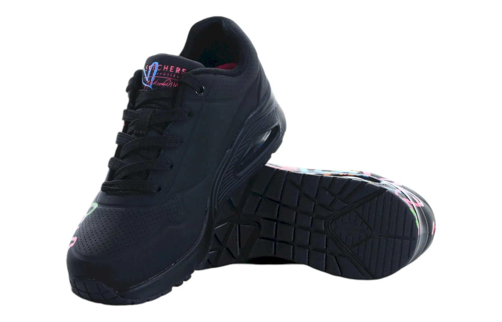 Skechers UNO zīmola sieviešu kurpes ar krāsainām sirdīm