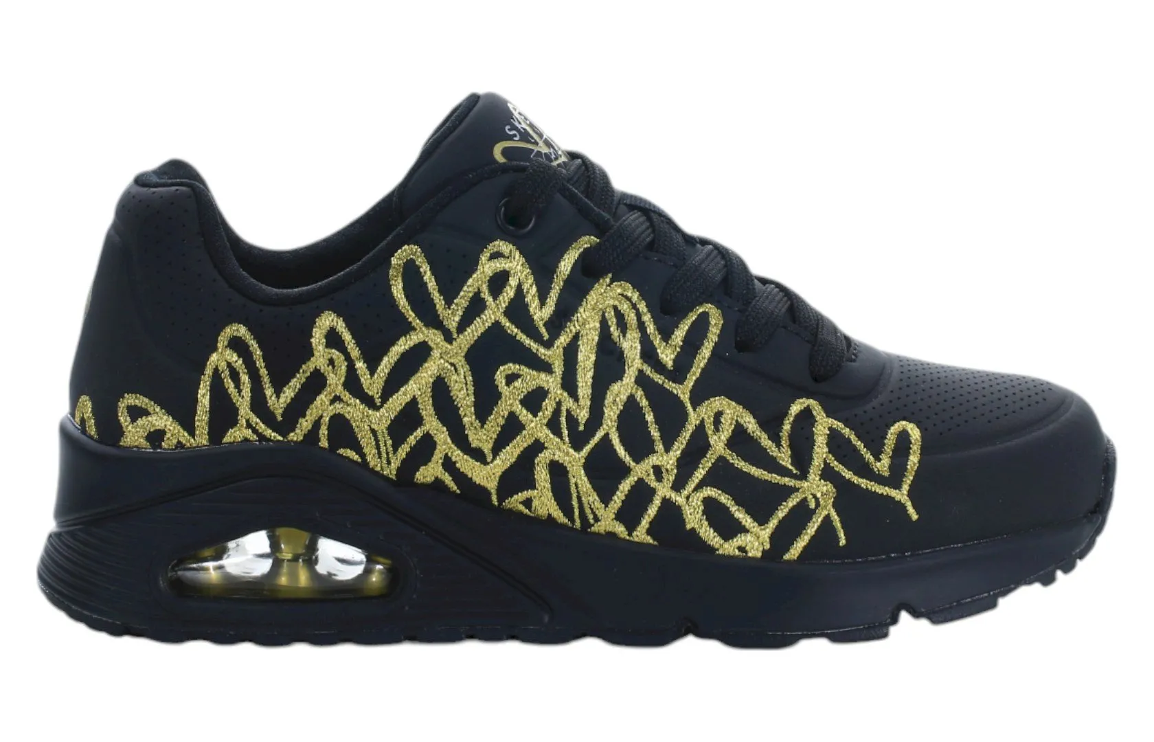 Skechers UNO GOLDEN 黑色女士运动鞋