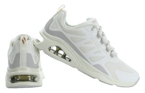 Белые женские кроссовки с воздушной подушкой Skechers TRES-AIR UNO