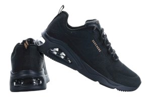 Черные женские спортивные кроссовки Skechers TRES-AIR UNO с воздушной подушкой