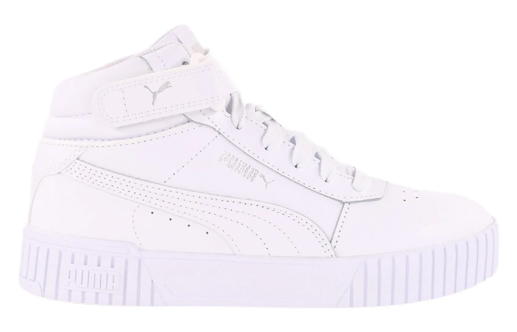 Високи дамски обувки Puma Carina Mid в бял цвят