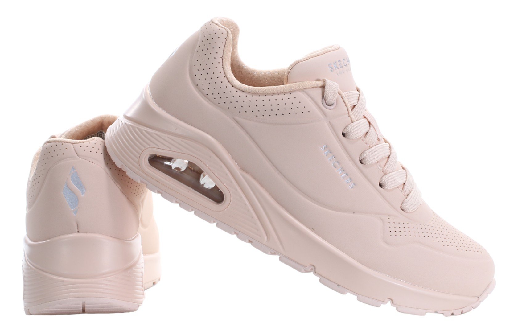 Buty damskie Skechers UNO-FROSTY różowe z poduszką powietrzną