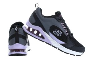 Черные женские кроссовки Skechers UNO с воздушной подушкой