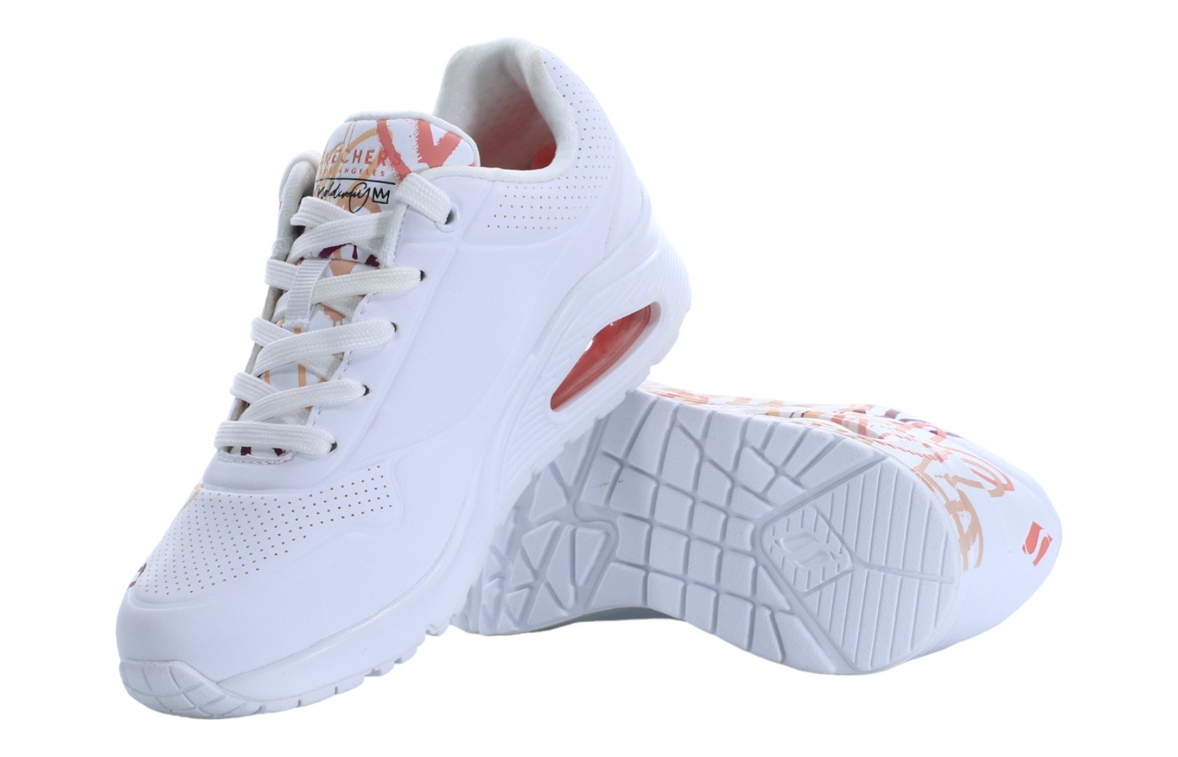 Buty sneakersy damskie Skechers Spread The Love 155507-WCRL