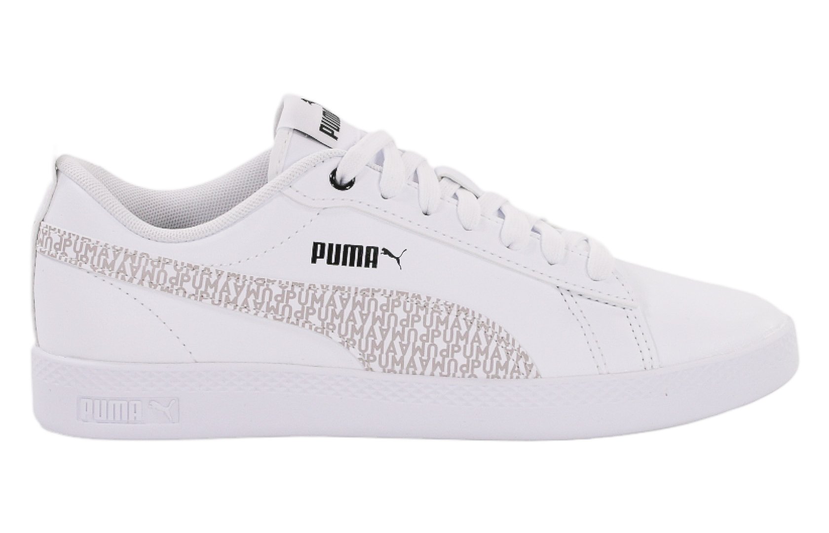 Białe buty damskie Puma Smash v2 L 387637 02