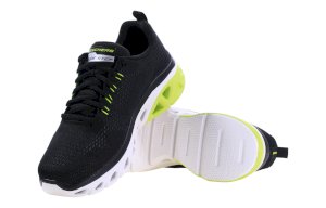Czarne buty na siłownie męskie Skechers GLIDE-STEP SPORT