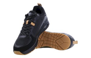 Czarne sneakersy męskie Skechers UNO - LAYOVER  183010-BBK