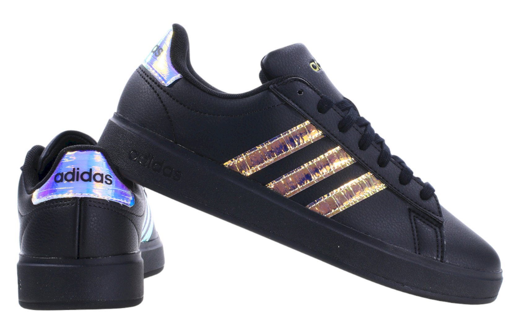 Czarne sneakersy damskie Adidas GRAND COURT 2.0 ID2990