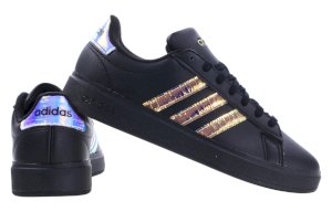 Czarne sneakersy damskie Adidas GRAND COURT 2.0 ID2990