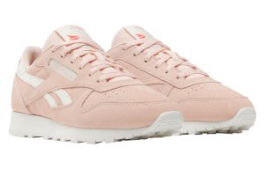 Różowe buty skórzane damskie Reebok CLASSIC LEATHER 100033451