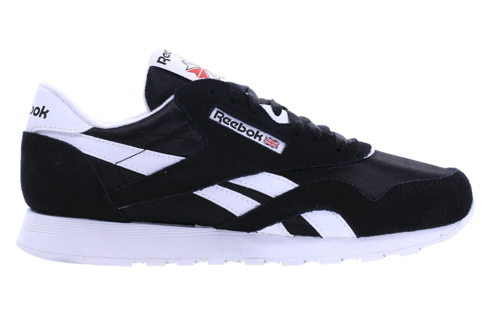 Мужские кожаные кроссовки Reebok CLASSIC NYLON CBLACK 100009273