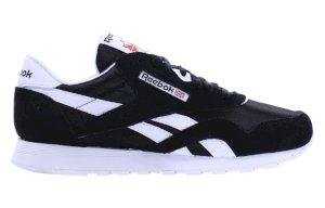 Scarpe da uomo in pelle Reebok CLASSIC NYLON CBLACK 100009273