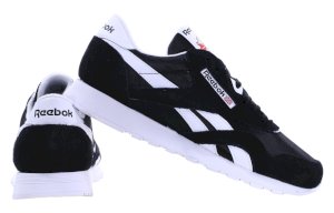 Мужские кожаные кроссовки Reebok CLASSIC NYLON CBLACK 100009273