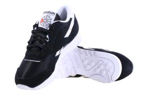 Czarne obuwie unisex Reebok CL NYLON