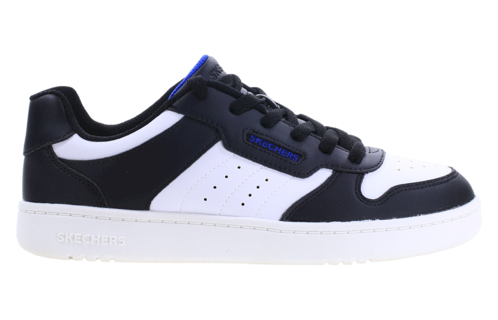 Черно-белые кроссовки Skechers Quick Street Vorto 405639L-BKW