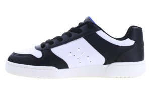 Кроссовки Skechers Quick Street на шнурках, чёрные с белыми элементами