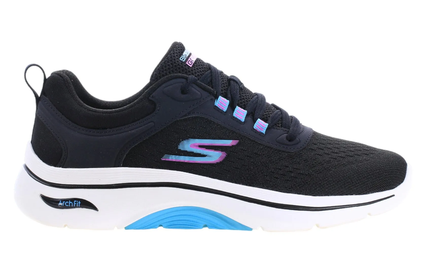Fekete Skechers GO WALK Arch Fit 2.0 női sportcipő 125314-BKMT