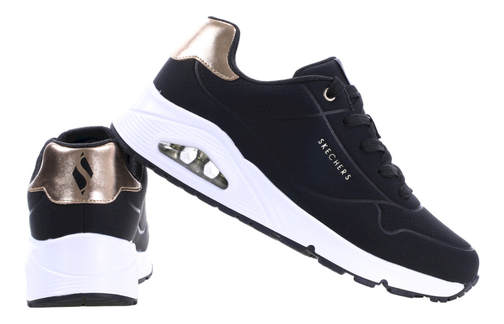 Skechers UNO Gen1  czarne buty na jesień