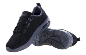 Lekkie buty męskie na lato Skechers DYNA-AIR czarne