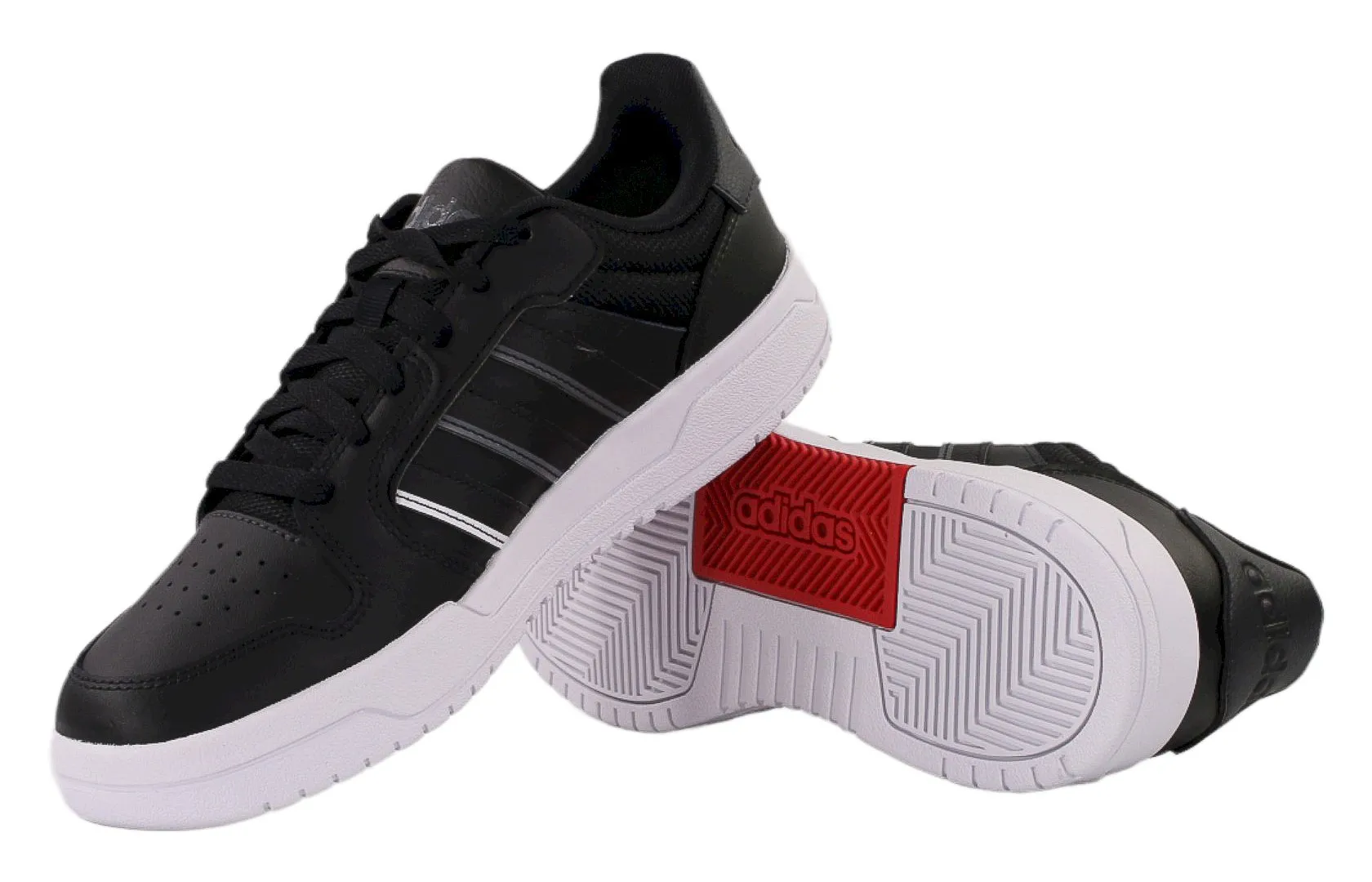 Μαύρα ανδρικά παπούτσια για την άνοιξη Adidas ENTRAP GW5498
